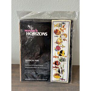 Monarch Horizons Cross Stitch Kit Tropical Fish New Sealed